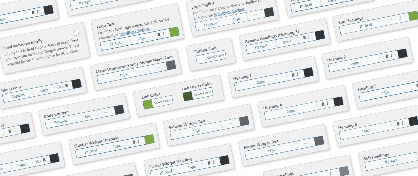 content typography desktop 1 Style Customization & Typography