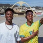 vini-jr.-e-homenageado-com-estatua-no-museu-de-cera;-veja-imagens