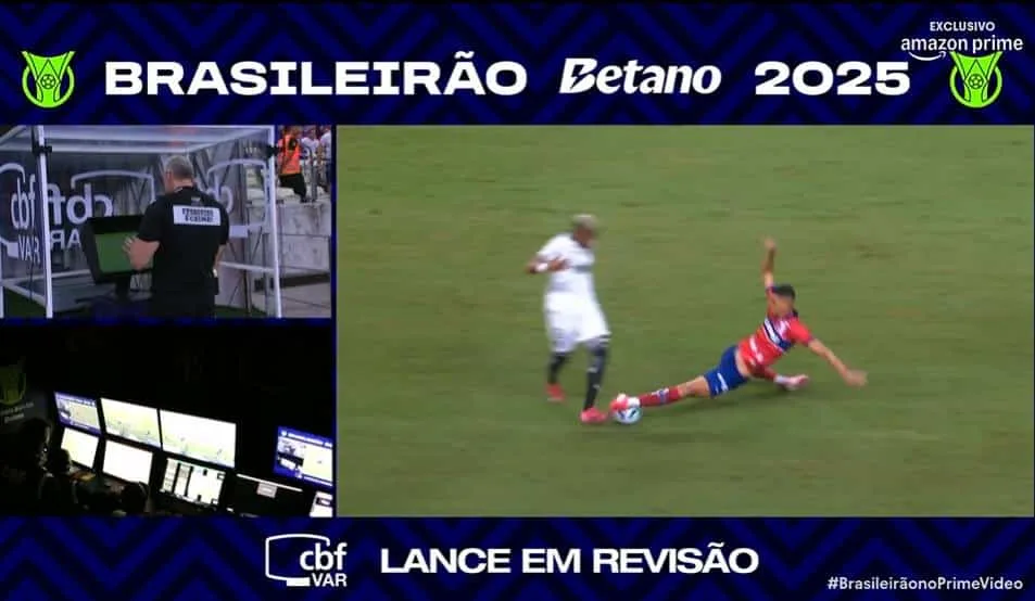 cartao-vermelho-no-var:-daronco-confirma-expulsao-de-gustavo-mancha-em-fortaleza-x-botafogo-no-brasileirao