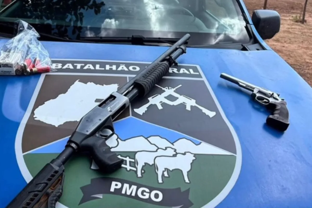 apos-denuncia,-batalhao-rural-apreende-armas-de-adolescente-que-cacava-javalis-em-caiaponia