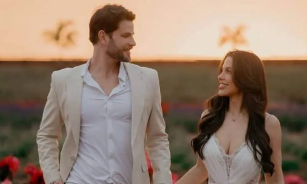 ex-bbb-eslovenia-marques-pega-buque-no-casamento-de-lais-caldas-e-gustavo-marsengo