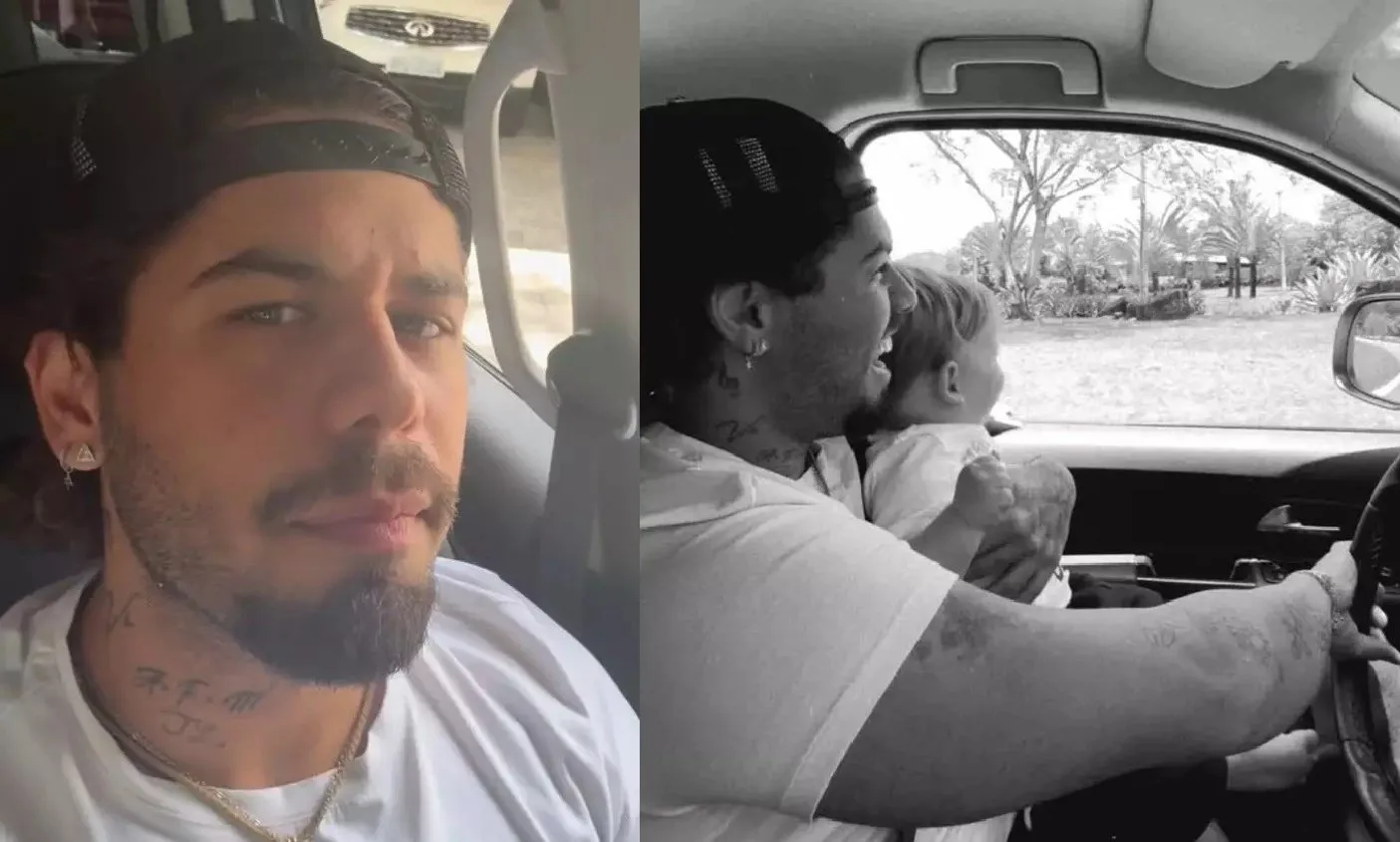 video:-ze-felipe-e-detonado-ao-dirigir-com-filho-de-1-no-colo;-sertanejo-nao-possui-cnh