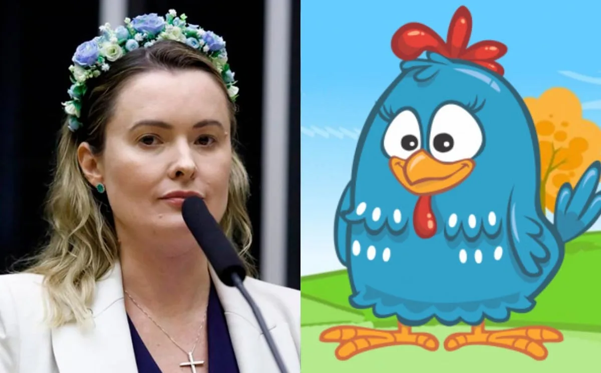 internautas-e-partido-debocham-de-deputada-do-pl-que-associou-a-galinha-pintadinha-ao-comunismo;-veja