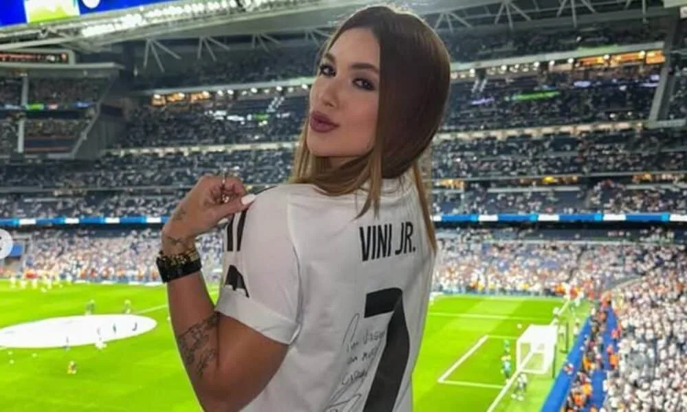 influenciadora-virginia-fonseca-ganha-destaque-internacional-por-presenca-em-jogo-do-real-madrid-com-vini-jr