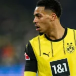 felix-nmecha-scores-from-outside-the-box,-giving-borussia-dortmund-the-lead-in-the-first-half-against-copenhagen