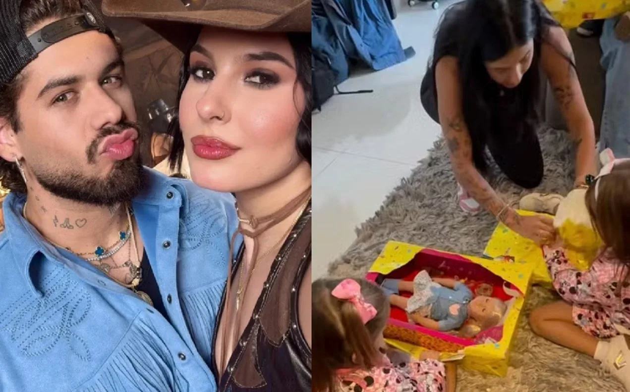 veja-quanto-custa-a-boneca-que-ana-castela-deu-para-maria-flor,-filha-de-ze-felipe-e-virginia