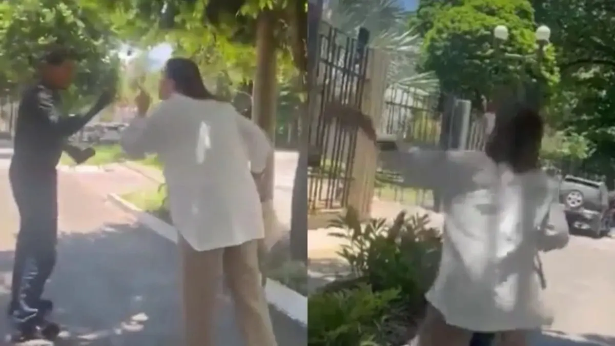 servidora-do-tjgo-agride-entregador-de-aplicativo-em-frente-ao-tribunal;-video