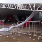 SP: Uma pessoa morre e 40 se ferem em queda de estrutura durante festa