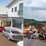 Vídeos mostram destruição em cidade arrasada por tornado no Paraná
