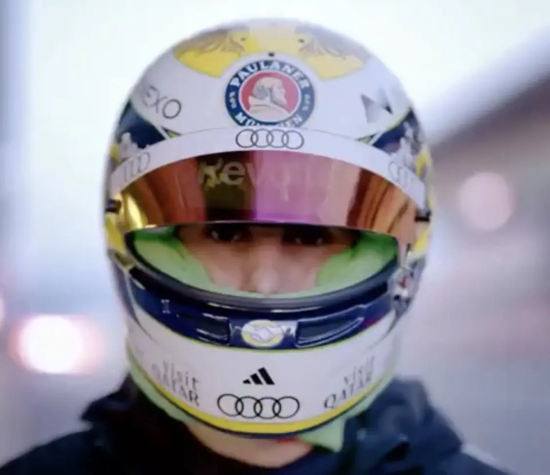 agora-na-audi,-gabriel-bortoleto-apresenta-capacete-que-usara-na-temporada-de-2026