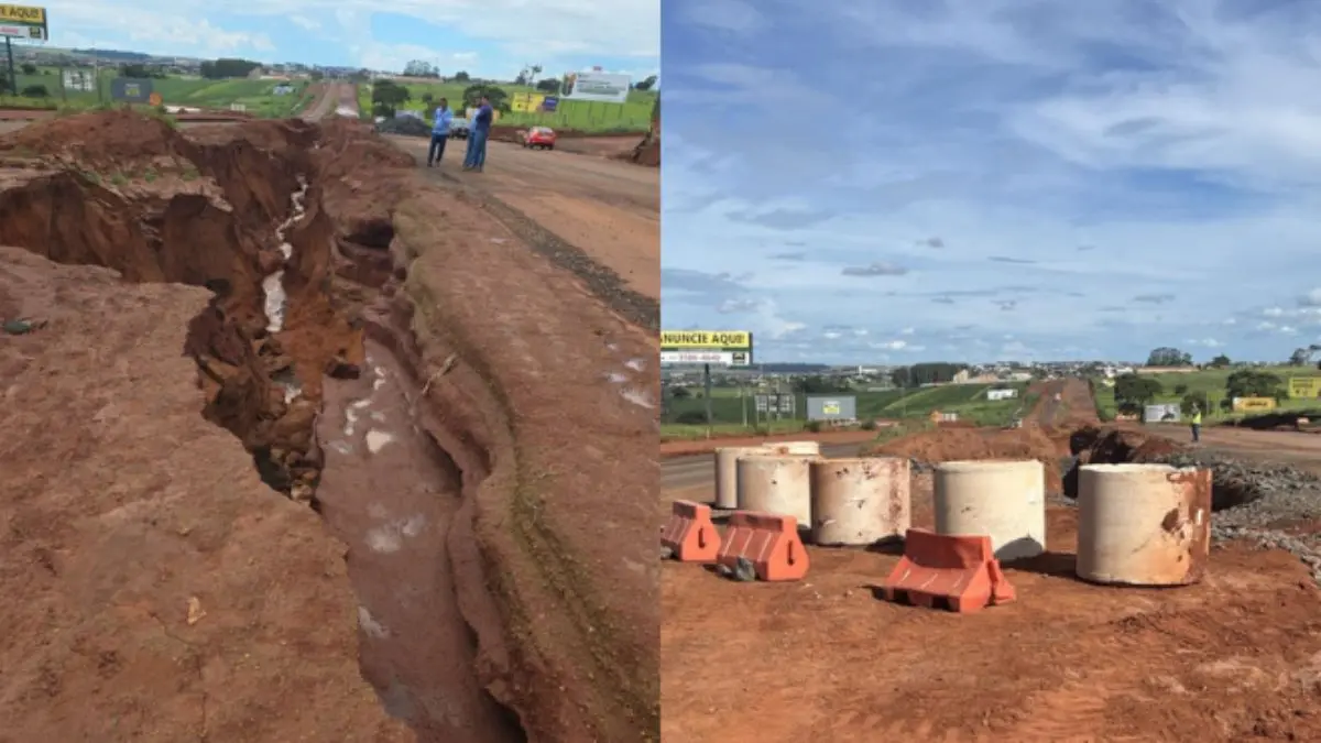 apos-interdicao-por-erosao,-go-174-e-liberada-para-o-trafego-de-veiculos