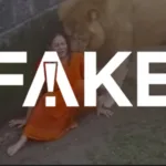 e-#fake-video-de-leao-cheirando-mulher-que-teria-caido-em-jaula-na-india;-cena-foi-criada-com-inteligencia-artificial
