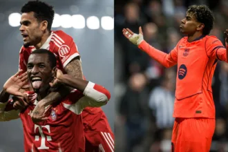 yamal-livra-barcelona-de-derrota-na-champions,-e-bayern-e-atletico-de-madrid-se-aproximam-de-classificacao-com-goleadas