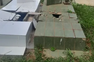 morador-de-rua-e-preso-apos-danificar-dez-tumulos-no-cemiterio-santana,-em-goiania