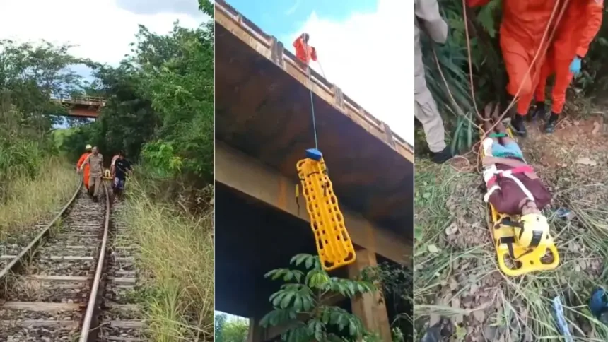 homem-cai-de-ponte-sobre-linha-ferrea-e-por-pouco-nao-e-atingido-por-um-trem-em-luziania