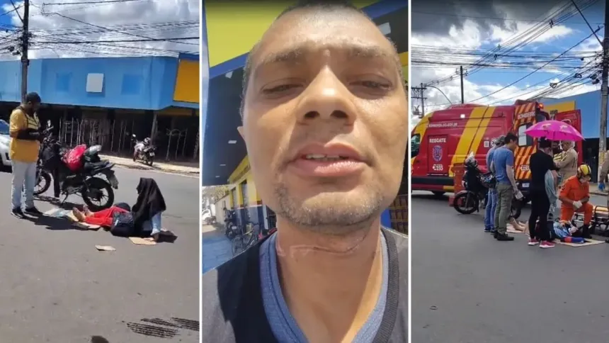 fio-solto-provoca-acidente-com-5-feridos-na-marechal-rondon,-em-goiania