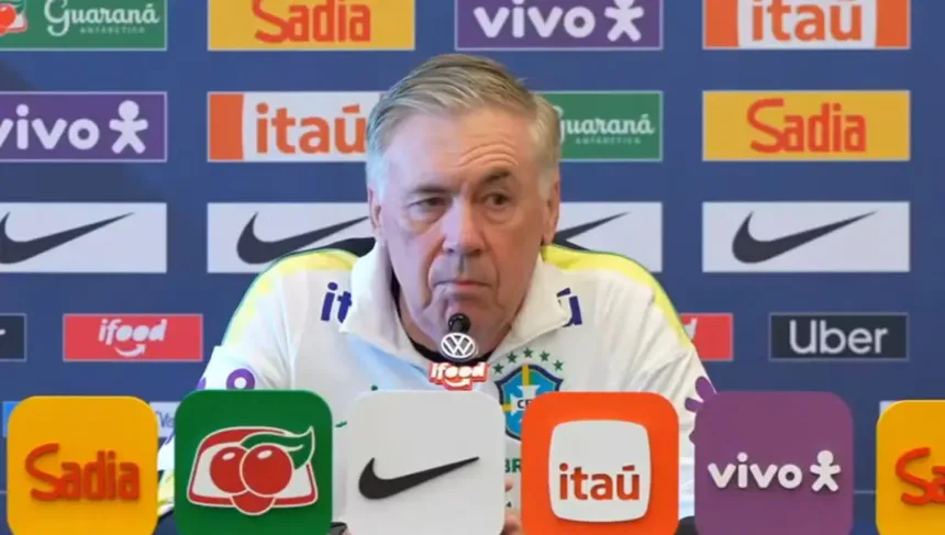 ancelotti-confirma-selecao-com-quatro-atacantes-e-afirma-que-nao-vai-abrir-mao-de-suas-ideias
