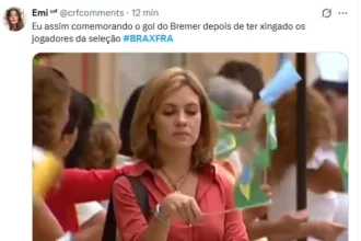 brasil-x-franca:-veja-os-memes-sobre-derrota-da-selecao-no-amistoso-antes-da-copa-do-mundo
