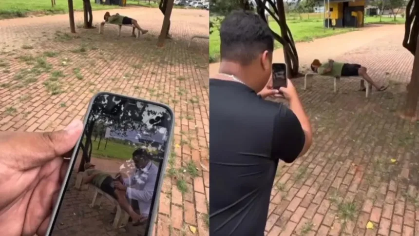 ‘maniaco-da-injecao’:-influencer-viraliza-com-reacao-de-‘vitimas’-de-pegadinha-em-goiania