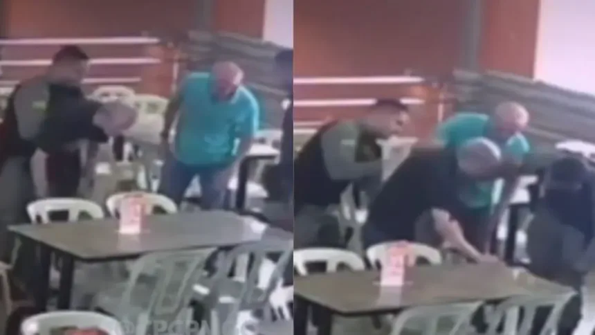 idoso-engasga-em-restaurante-e-e-salvo-por-policiais-que-almocavam-no-local;-veja-video