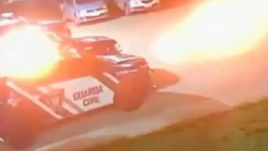 base-da-gcm-de-cidade-ocidental-e-alvo-de-atentado-com-coqueteis-molotov