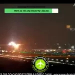 motor-de-aviao-explode-apos-decolagem-em-guarulhos-e-voo-retorna;-veja