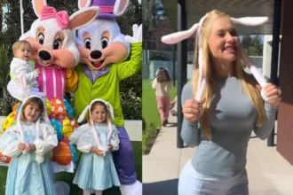 virginia-faz-festa-de-pascoa-em-mansao-de-vini-jr-em-madri-com-caca-aos-ovos-e-coelhos-gigantes