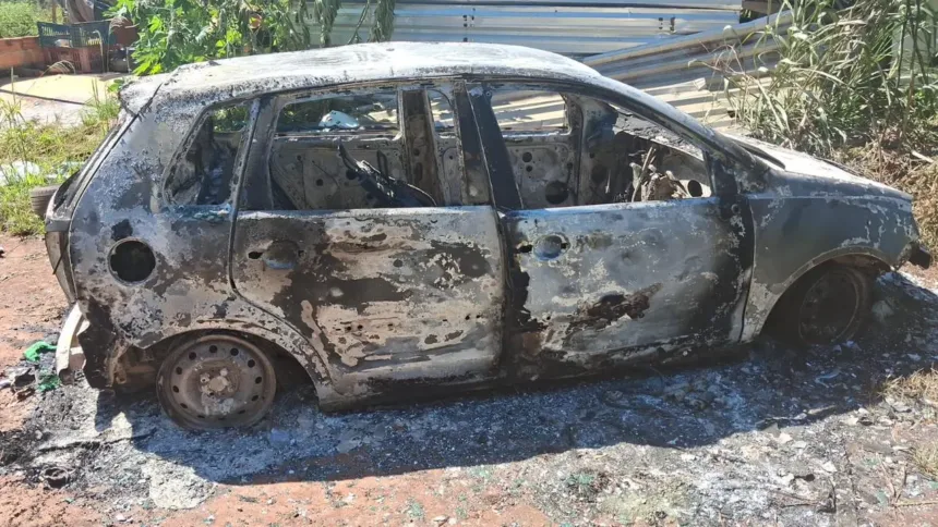 tentativa-de-feminicidio-termina-com-tiros,-carro-carbonizado-e-dois-presos-em-aparecida