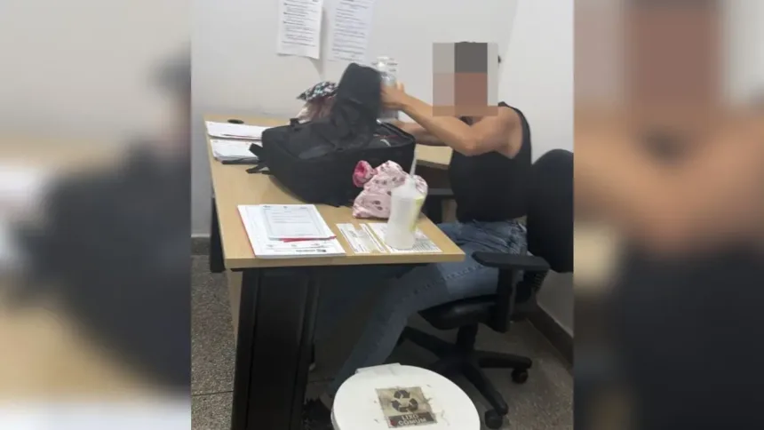 mulher-em-surto-usa-carimbo-medico-falso-e-ocupa-consultorio-em-unidade-de-saude-de-aparecida