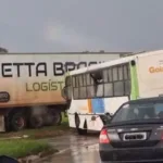 acidente-que-travou-perimetral-durante-chuva-foi-causado-por-caminhoneiro-bebado;-videos