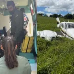 aviao-em-trindade:-idoso-e-levado-de-helicoptero-ao-hugol-apos-pouso-de-emergencia;-video