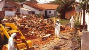 cesio-137:-local-onde-capsula-foi-aberta-em-1987-e-fechado-para-evitar-estacionamento-em-goiania