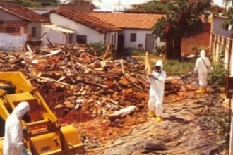 cesio-137:-local-onde-capsula-foi-aberta-em-1987-e-fechado-para-evitar-estacionamento-em-goiania