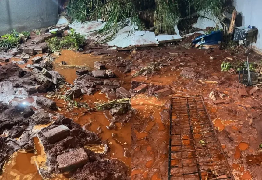 acumulo-de-agua-da-chuva-derruba-muro-e-alaga-casa-em-goiania