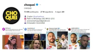 pagina-da-choquei-esta-ha-quatro-dias-sem-novas-publicacoes