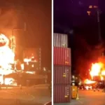 imagens-impressionantes-mostram-incendio-que-destruiu-guindaste-em-sc