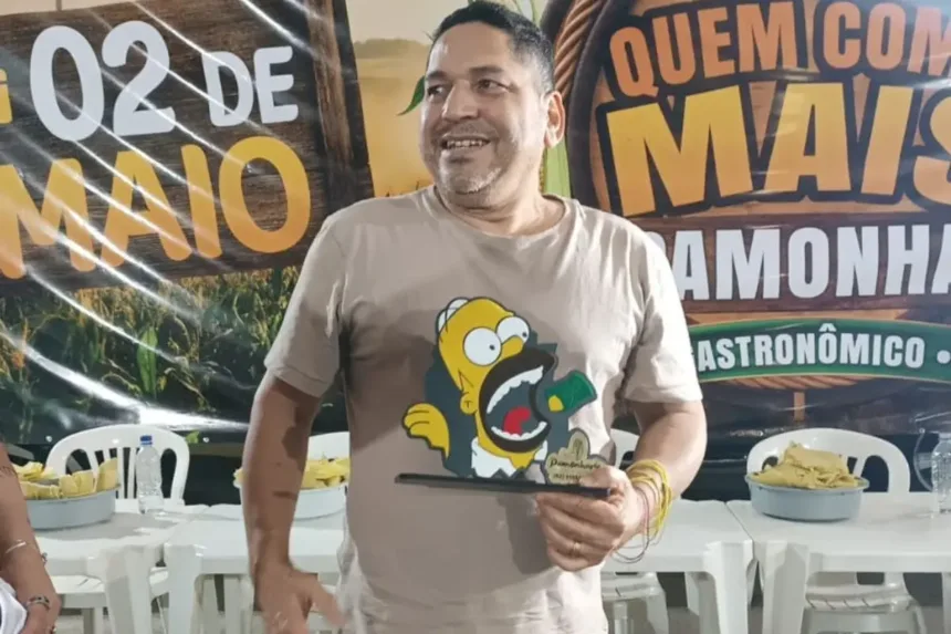 ‘poderia-ter-sido-mais’,-diz-campeao-de-torneio-de-quem-come-mais-pamonha-em-anapolis