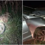jovem-de-20-anos-morre-em-acidente-na-go-330;-suspeito-fugiu-e-deixou-latas-de-cerveja-no-carro
