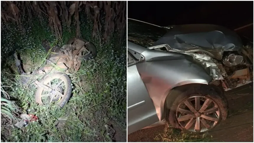 jovem-de-20-anos-morre-em-acidente-na-go-330;-suspeito-fugiu-e-deixou-latas-de-cerveja-no-carro