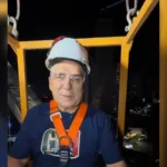 nas-alturas:-mabel-usa-guindaste-para-vistoriar-revitalizacao-de-monumento;-assista