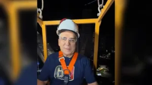 nas-alturas:-mabel-usa-guindaste-para-vistoriar-revitalizacao-de-monumento;-assista