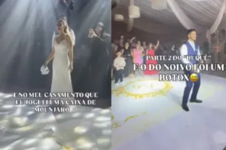 video:-noiva-troca-buque-de-flores-por-caixa-de-mounjaro;-noivo-jogou-botox