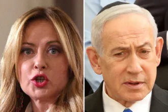 e-#fake-video-de-giorgia-meloni-se-recusando-a-apertar-a-mao-de-benjamin-netanyahu;-cena-foi-criada-com-inteligencia-artificial