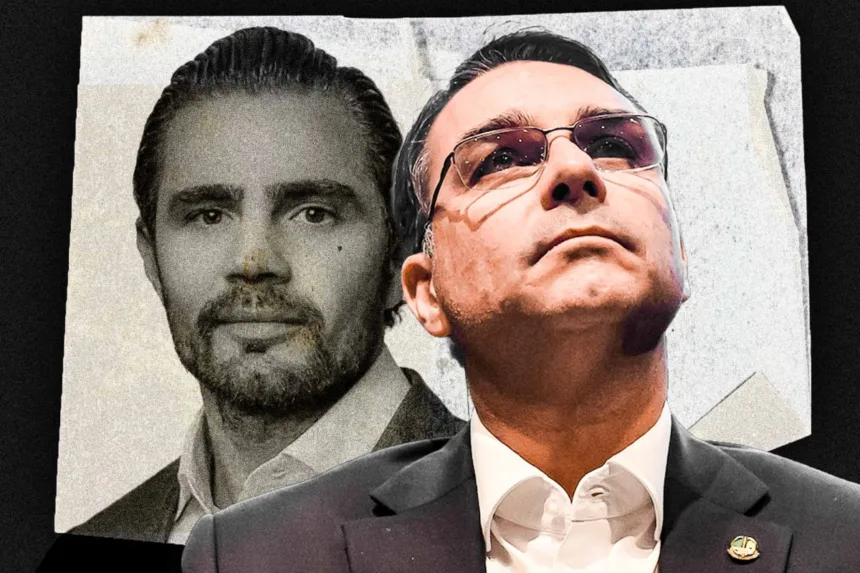em-video,-flavio-bolsonaro-justifica-contato-com-vorcaro-sobre-filme