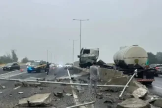motorista-perde-controle-de-carreta-e-invade-pista-contraria-na-br-116.-veja-video