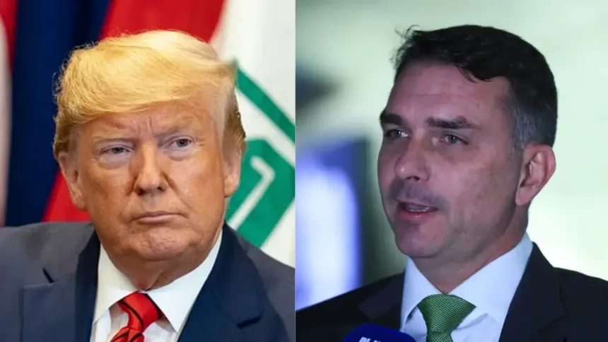em-meio-a-desgaste,-flavio-bolsonaro-vai-aos-eua-para-encontro-com-trump