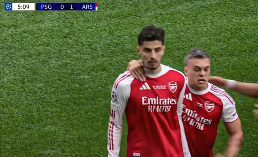 kai-havertz-marca-golaco-em-psg-x-arsenal-na-final-da-liga-dos-campeoes-da-eufa