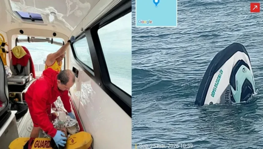 mulher-resgatada-em-alto-mar-apos-desaparecer-em-jet-ski-durante-confraternizacao-em-ilhabela