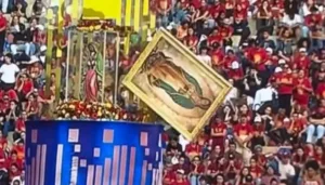 “humanamente-impossivel-cair”,-afirma-produtor-sobre-quadro-de-nossa-senhora-de-guadalupe-no-totus-tuus