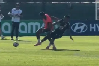 torcedores-criticam-casemiro-nas-redes-sociais-apos-forte-entrada-em-endrick-no-treino:-‘contra-croacia-nao-faz-isso’-–-o-globo